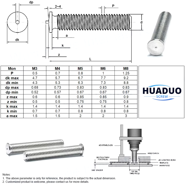 50 Vis à Souder M5 X 10mm Cuivrées - Pour Soudure Par Points - Neuf